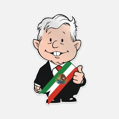 AMLO Lopez Obrador AMLITO Presidente Sticker Vinyl Car Bumper Decal • $1.49