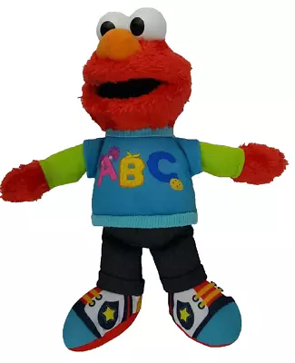 Sesame Street Elmo ABC 12  Plush Talks Sings Learning Toy Doll Stuffed Animal • $18.95