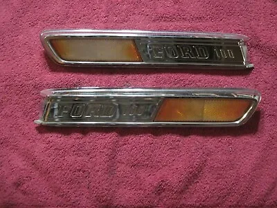 68-72 Ford F100 Truck Hood Trim Side Emblems 1968-1972 • $59.71