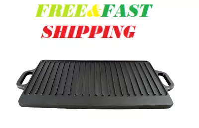 Addlestone Cast Iron Reversible Griddle With Handles Free Shipping • $36.85