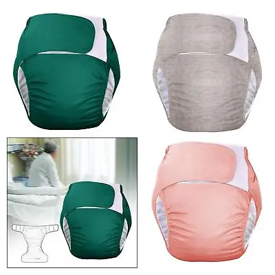 Adult Cloth Diaper Washable Nappy Cover Adult Diaper Pants Incontinence • £13.34