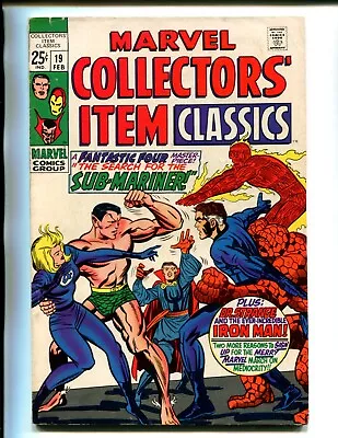 Marvel Collectors' Item Classics 19 Fine V1! Ff 27! Sub-mariner! Dr. Strange!1!! • $9.99