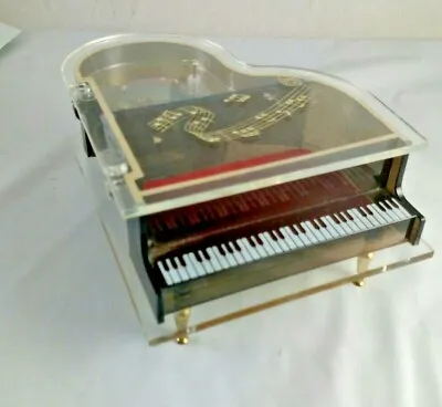 Vintage KRON Grand Piano Sankyo Music Box Made In Hong Kong Trinket And Jewelry • $29.85