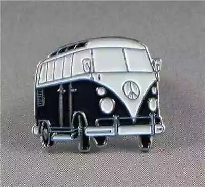 Brand New Volkswagen Camper Van Vw Black Pin Badge Vehicle Tie Pin Badge Metal • £2.15