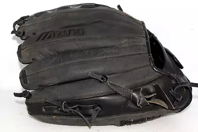 MIZUNO GTF1200 Pro Glove Mitt TechFire Baseball Softball 12” RHT Black Powerlock • $24.99