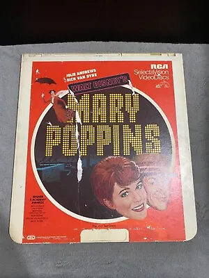 Walt Disney's Marry Poppins Part 1 CED Video Disc Movie 9dL • $4.49
