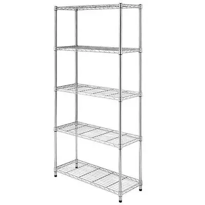 5 Tier Multicolor Wire Shelving Rack Metal Shelf Adjustable Unit Kitchen Storage • $53.99