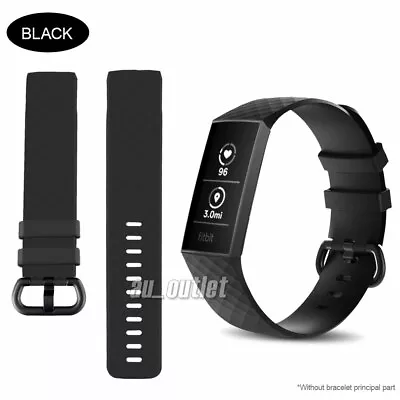 Fitbit Charge 2 Bands Replacement Silicone Metal Wristband Watch Strap Sports AU • $6.95