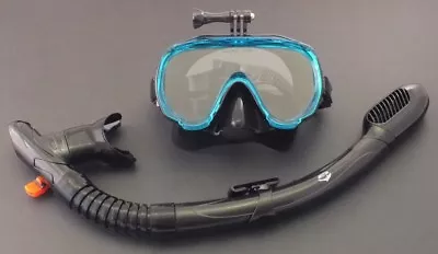 $39.95 • Buy Snorkelling Diving Liquid Silicone Set WIL-DS-32A GoPro Mask And Dry Snorkel