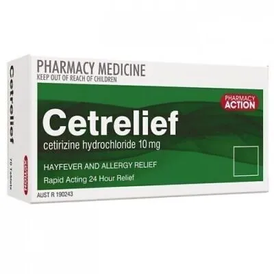 Pharmacy Action Brand Cetirizine 10mg Same As Zyrtec - *****choose Quantity**** • $79.95
