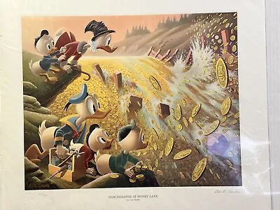 Carl Barks Dam Disaster Signed LE Lithograph 231/345 Another Rainbow 1986 • $1747.35