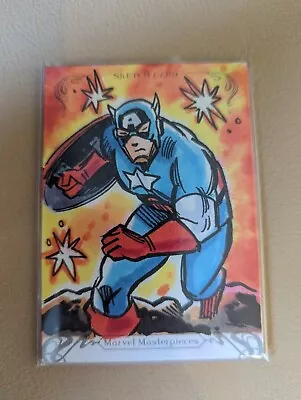 Captain America - Marvel AP Sketch Card - Masterpieces 2018  • £50