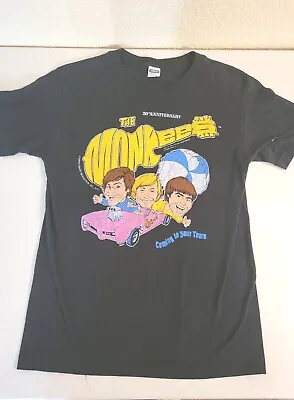 The Monkees 1986 20th Anniversary Tour Shirt Authentic Single Stitch Size Large • $39.95