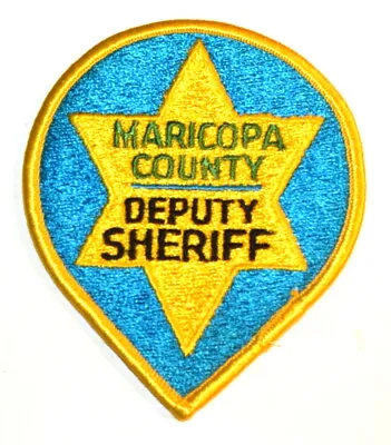 MARICOPA COUNTY – DEPUTY - ARIZONA AZ Sheriff Police Patch TEARDROP SHAPE ~ • $7.99