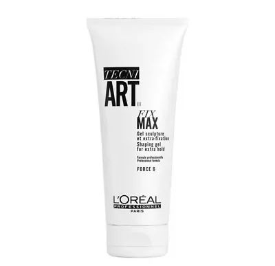 L'Oreal Tecni Art Fix Max Shaping Gel For Extra Hold 200ml - Force 6 • £14.50