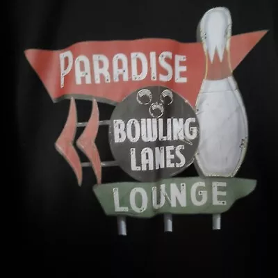 Paradise Bowling Lanes Lounge Men's Shirt- XL- Cruisin USA- Polyester/Cotton • $35