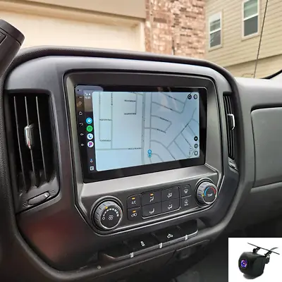 For 2014-2018 Chevrolet Silverado GMC Sierra Carplay Android 12 Car Stereo Radio • $150.59