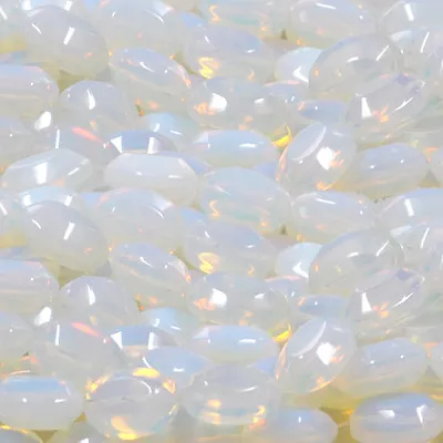 Opalite  Sea Opal  13x18mm Faceted Oval Beads A+ • $13.96