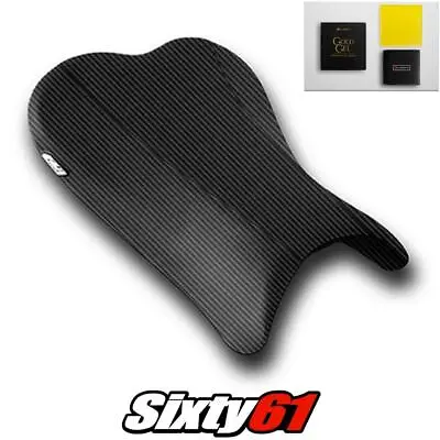 Suzuki GSXR 600 750 Seat Cover And Gel 2006 2007 Black Luimoto Carbon Fiber • $160