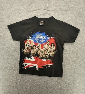 £8.99 • Buy WWE Smackdown 2010 Youth 32in Chest Black T-shirt Short Sleeve Crew Neck Cotton