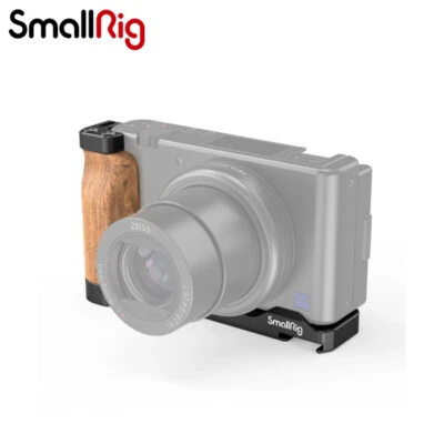 SMALLRIG L-Shape Bracket Wooden Grip With Cold Shoe For Sony ZV1 Digital Camera  • $49.39