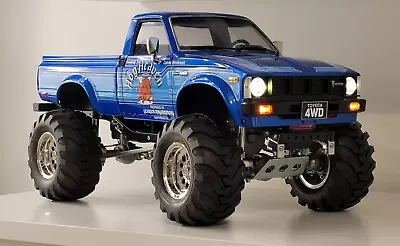 Tamiya 1/10 Toyota Bruiser Hilux 4WD High Lift (RN36) 58519 & Radio Gear 3 Spd • £499