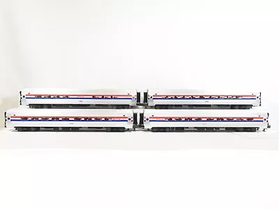 MTH 20-6519 Amtrak Amfleet 4-Car Set With Broken Couplers AS IS • $199.99