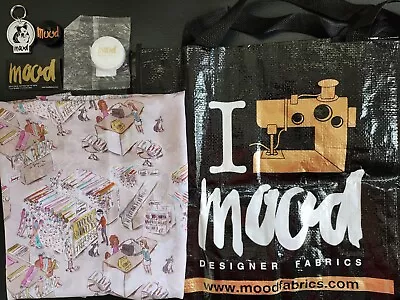 NEW Mood Store Digitally Printed Polyester Chiffon Fabric 40  X 58  Bag Measure • $34.99