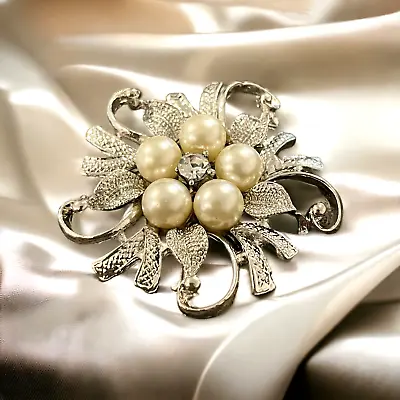 Wedding Brooch Bridal Pin Decoration Shoe Hat Dress Rhinestones Flower BR138 • £4.79