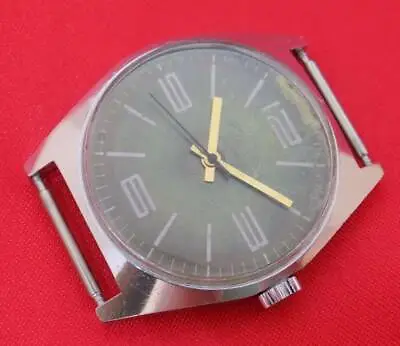 £42 • Buy Poljot Vintage Soviet Men Wrist Watch 17 Jewels Movement 2609 Serviced USSR CCCP