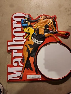 Vintage Marlboro Cigarette Sign Famous Cowboy On Horse Dry Erase 90s Make Offer • $59.99