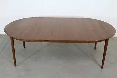 Mid-Century Danish Modern Teak 86  Dining Table W 2 Extensions • $3495