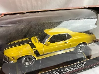 1/18 Diecast Highway 61 1970 Ford Mustang Boss 302 Yellow • $65