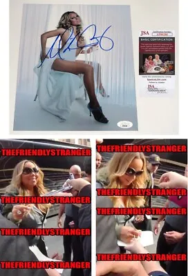 MARIAH CAREY Signed Autographed 8X10 PHOTO Proof SEXY Fuller Signature JSA COA • $539.96