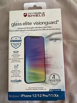 NEW IPHONE 12 12 PRO 11 XR Glass Elite Privacy+ Zagg InvisibleShield • $9.99