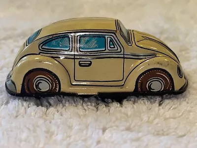 Vintage Tin Toy Windup VW Volkswagen Car Bug Beetle • $50