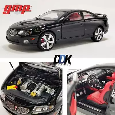 GMP 18981 2006 Pontiac GTO - Phantom Black With Red Interior Diecast Car 1:18 • $0.99