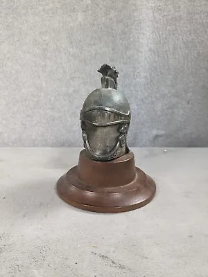 Knights Armor Helmet On Base Medieval Knight Helmet Shelf Decor 6  Tall • $39.98