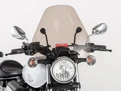 Yamaha V-Star XVS 950 VStar - Small Smoke Tinted 15  Windshield W/Black Hardware • $129.86