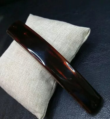 Vintage Brown Lucite Hair Clip Barrette. Made In FRANCE. 8050 • $16.99