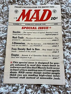 Mad #12 GD 1.0 EC Comics 1954 • $49.95