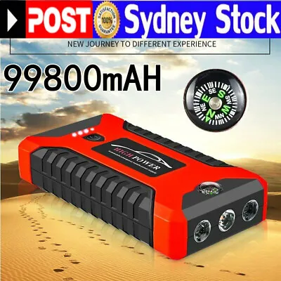 $65.99 • Buy Portable 12V 99800mAh Car Jump Starter Power Bank Pack Battery Charger Booster