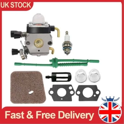 £10.59 • Buy Carburetor Carb Air Filter Kit For Stihl FS45 FS46 FS55 FC55 FS38 HS45 FS74 FS75