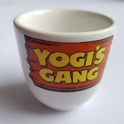 1989 Yogis Gang Yogi Bear Ceramic Egg Cup Cartoon Network Hanna Barbera VTG • £4.60