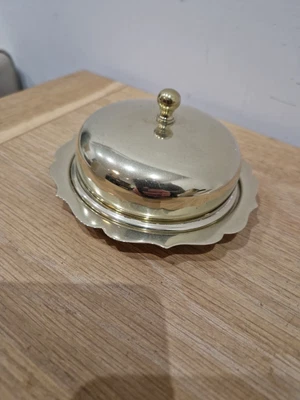 £9.50 • Buy Vintage EPNS Silver Plate Butter Dish