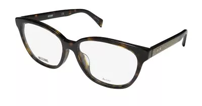 New Moschino 527/f Glasses Cat Eye Full-rim Plastic Tortoise Womens 53-15-140 • $64.95