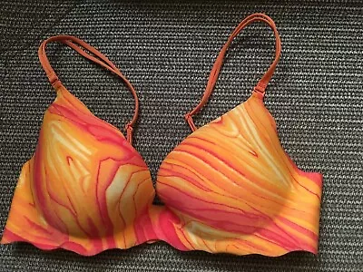 Victoria's Secret Very Sexy Secret Embrace Push-up Bra Size 34C Orange NWOT • $55