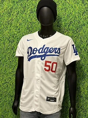 Mookie Betts Jersey NEW Mens Medium White Los Angeles Dodgers NWT • $56.99