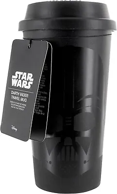 Paladone Star Wars - Darth Vader Travel Coffee Tea 400ml Travel Cup 17cm New • £9.99