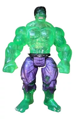 Very Rare Hulk Action Figure Light Up Translucent Green MADE IN  MEXICO  • $49.99